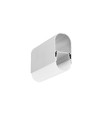 1m aluminiumsprofil NAMI23 CD-9 - Ubehandlet aluminium, påbygg, LED-skinne