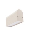 1m aluminiumsprofil NAMI23 CD-9 - Beige lakkert, påbygging, LED skinne