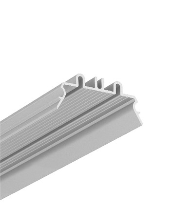 2m tilbehørsprofil PHIL.V2 - Anodisert, påbygging, LED skinne