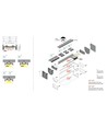 2m aluprofil VARIO30-01 ACDE-9/TY - Ubehandlet aluminium, påbygging, LED skinne
