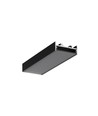 2m aluminiumprofil VARIO30-01 ACDE-9/TY - Svart anodisert, påbygg, LED-skinne