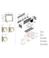 2m aluprofil VARIO30-03 ACDE-9/TY - Anodisert, påbygging, LED skinne