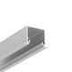 1m aluprofil LINEA-IN20 EE7F/U7 - Anodisert, innbygget, LED-skinne