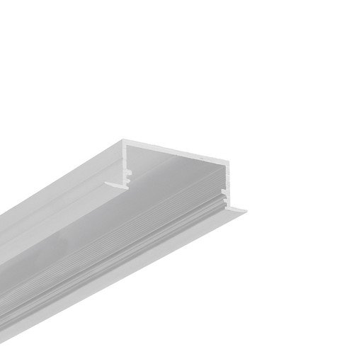 2m aluprofil VARIO30-06 ACDE-9/U9 - Ubehandlet aluminium, innebygd, LED-skinne