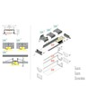 2m aluminiumsprofil VARIO30-06 ACDE-9/U9 - Hvit lakkert, innfelt, LED skinne