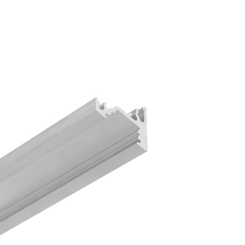 1m aluprofil CORNER10 BC/UX - Ubehandlet aluminium, hjørne, LED skinne