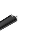 1m aluprofil CORNER10 BC/UX - Sort anodisert, hjørne, LED skinne