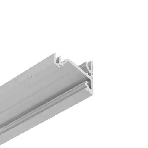 1m aluprofil CORNER14 EE7F/TY - Ubehandlet aluminium, hjørne, LED skinne