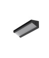 1m aluprofil CORNER14 EE7F/TY - Svart anodisert, hjørne, LED skinne