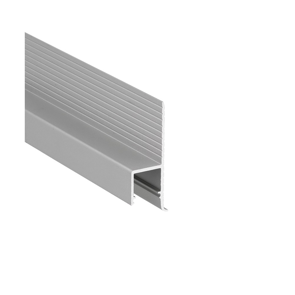 2m aluprofil OMNI10 AC2 – Anodisert, innsparkling, LED skinne