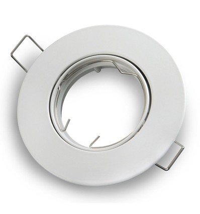 Downlight kit uten lyskilde - Hull: Ø7 cm, Mål: 9,2 cm, matt hvit, inkl. keramisk sokkel MR11