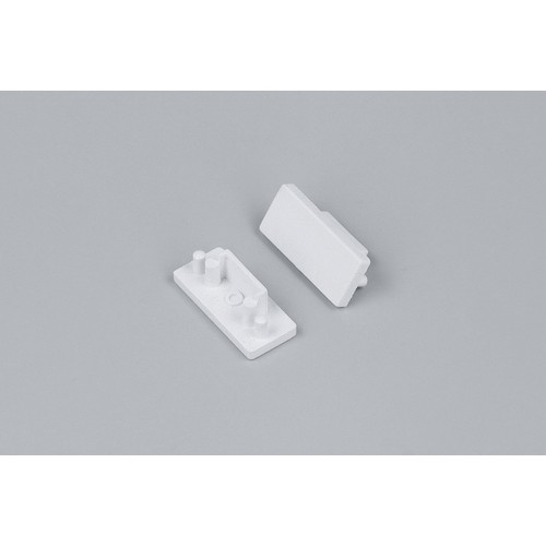 1 stk. Endestykke SURFACE10.V2 - Hvit