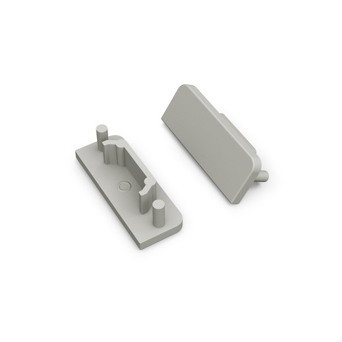 1 stk. Endestykke SURFACE14 GEN2 - Grå