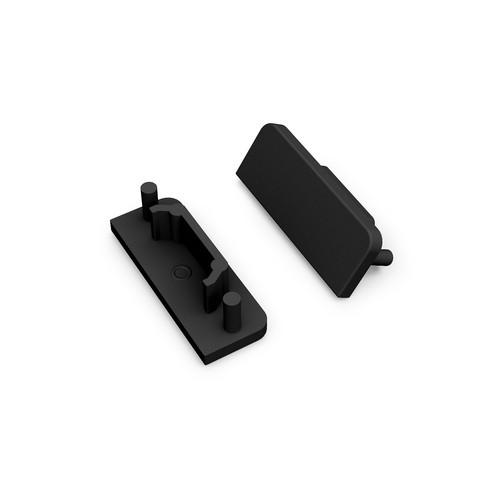 1 stk. Endestykke SURFACE14 GEN2 - Svart