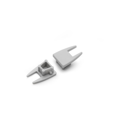 Endestykke MIKRO10 - Grå