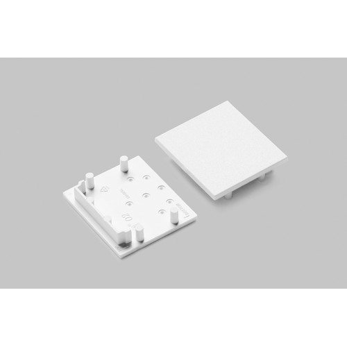 1 stk. Endestykke VARIO30-02 - Hvit