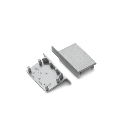 1 stk. Endestykke VARIO30-07 - Grå