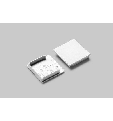 1 stk. Endestykke VARIO30-08B - Hvit