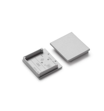 1 stk. Endestykke VARIO30-08D - Grå