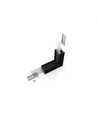 Profilsamler VARIO30-02 90GRAD - opp / ned, sort anodisert