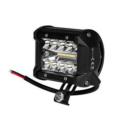 60W LED arbeidslampe - Bil, lastebil, traktor, tilhenger, utrykningskjøretøy, kald hvit, 10-30V