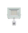 30W lyskaster med sensor - IP44, hvit, arbeidslampe, PIR-sensor