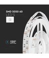 5m 11W/m rød/grønn/blå/gul LED-strip - 60 LED pr. meter, velg farge