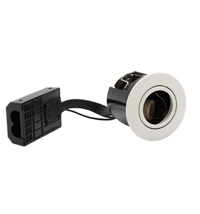 LEDlife innbyggingsspot Inno88 - GU10, matt hvit, IP44, direkte i isolasjon
