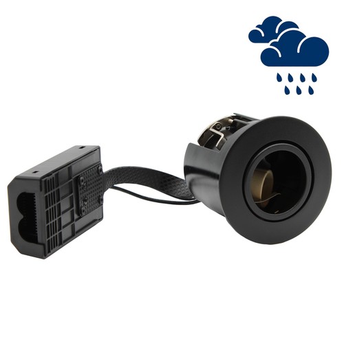 GU10 innfellingsspot Inno88 Utendørs - Sort, IP44, godkjent for montering i isolasjon