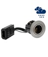 GU10 Downlight Inno88 Utendørs - Børstet rustfritt stål, IP44, godkjent for montering i isolasjon