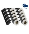 10 stk. GU10 Downlight Inno88 Utendørs - Hvit, IP44, godkjent i isolasjon