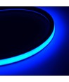 5m 8W/m AnyCut Neon Flex 10x10 Blå LED-strip - 12V DC, ingen klippeavstand