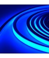 5m 8W/m AnyCut Neon Flex 10x10 Blå LED-strip - 12V DC, ingen klippeavstand
