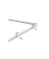 Smart click indbygningsramme i hvid til 60x60 LED paneler (25mm høj)