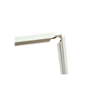 Smart click indbygningsramme i hvid til 60x60 LED paneler (25mm høj)