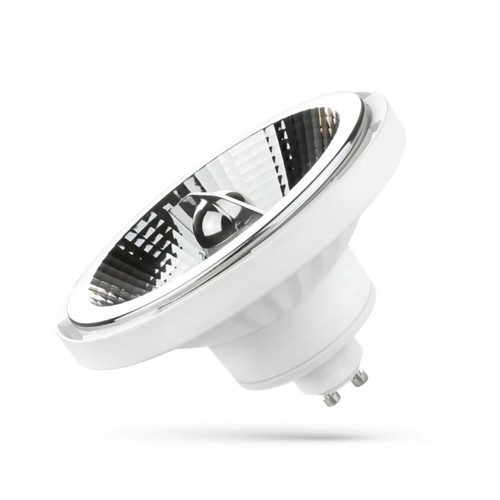 GU10 10W dimbar hvit LED-spot - AR111, 20°, 3000K