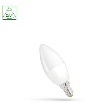 E14 1W LED kertepære - 6000K (Kald hvit)
