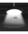 150W Høyloftslampe - LED, 6500K, 120lm/W