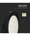 200W LED high bay, 120lm/W - IP65, 4000K, Ø31cm, sort finish