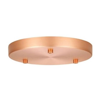 Halo Design - Ø22 Rosett for 3 lamper - kobber