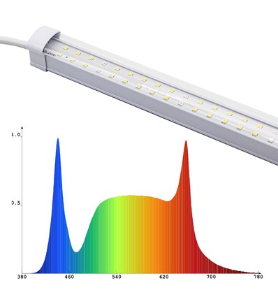 LEDlife Max-Grow 2.0 15W vekstarmatur - 60cm, 15W LED, fullt lysspektrum, IP65