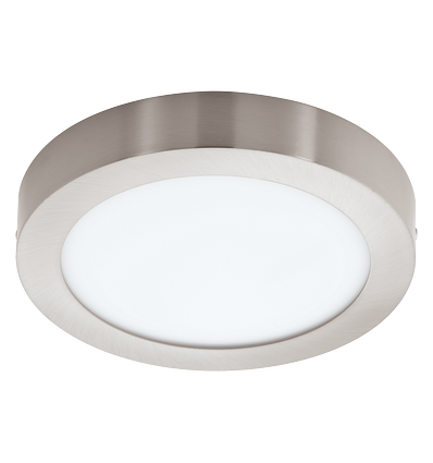 Outlet: EGLO Fueva Connect Wifi/BT Loft Lampe 15,6W Ø225 mm I Børstet Stål