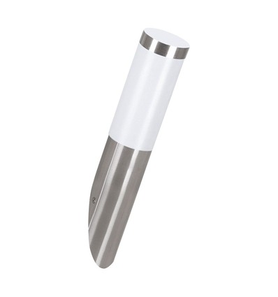 Outlet: EGLO HELSINKI utendørs vegglampe m/sensor, H390 mm, til E27, IP65 - stål/opal