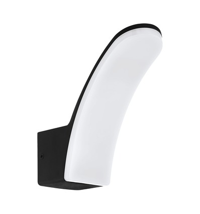 Outlet: EGLO Fiumicino Udendørs LED Væglampe 11W I Sort