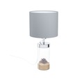 Outlet: EGLO Lidsing Bordlampe Til E27 H48 i Grå/Natur