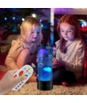 Fiskelampe RGB 30 cm høy - Ø11 cm, perfekt for barn og barnlige sjeler