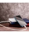 10000mAh Powerbank, 22.5W - Ultra slim, aluminium, hvit, fast charger