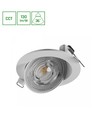 6,5W Ø8,2cm MOBILO LED downlight - 130lm/W, CCT, 36° justerbar, hvit kant
