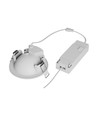 6,5W Ø8,2cm MOBILO LED downlight - 130lm/W, CCT, 36° justerbar, hvit kant