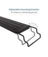 30-45 cm akvariearmatur - 6W LED, hvit/blå/rød/grønn, justerbar lengde, IP66